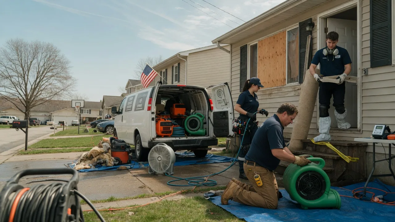 Water Damage Restoration in Pittsburg, KS near me
